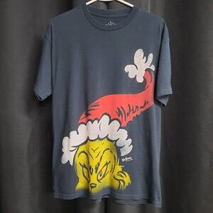 Christmas Dr Seuss the Grinch Single Stitch T-shirt Men's Size Medium Movies